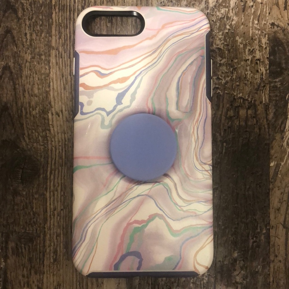 iPhone 7plus/8plus Otter box with popsocket
